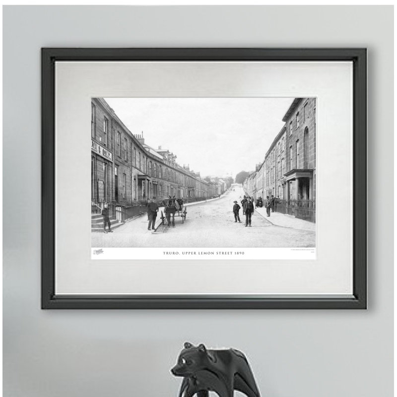 Truro, Upper Lemon Street 1890 by Francis Frith - Single Picture Frame Print, 60cm H x 80cm W x 2.3cm D