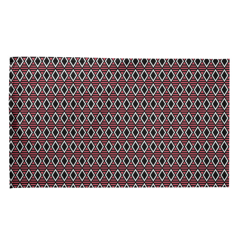 Torchon Suoz Classic, Rouge, Sergé de coton