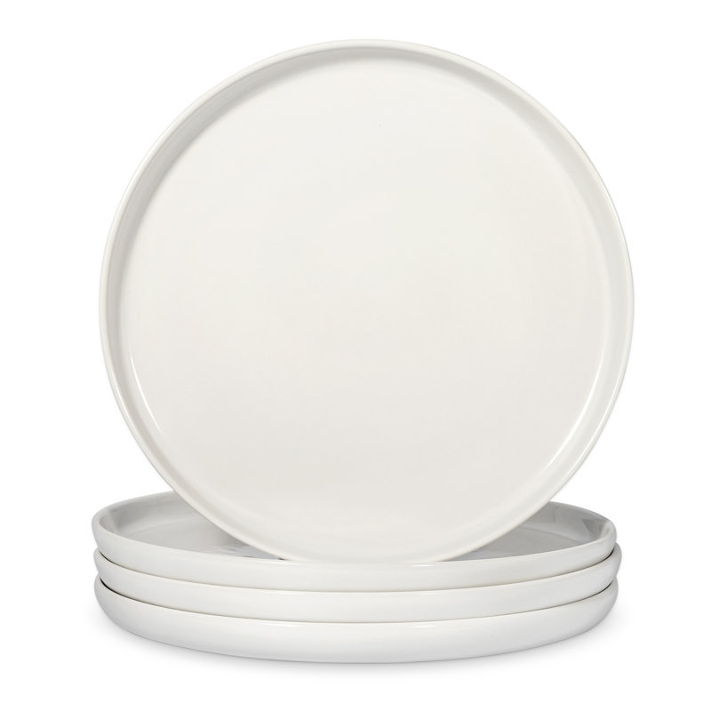 Assiette plate 11 po Harden Uno, Blanc