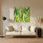 Légumes, haricots de Lima, art mural en métal vert frais-1736234868