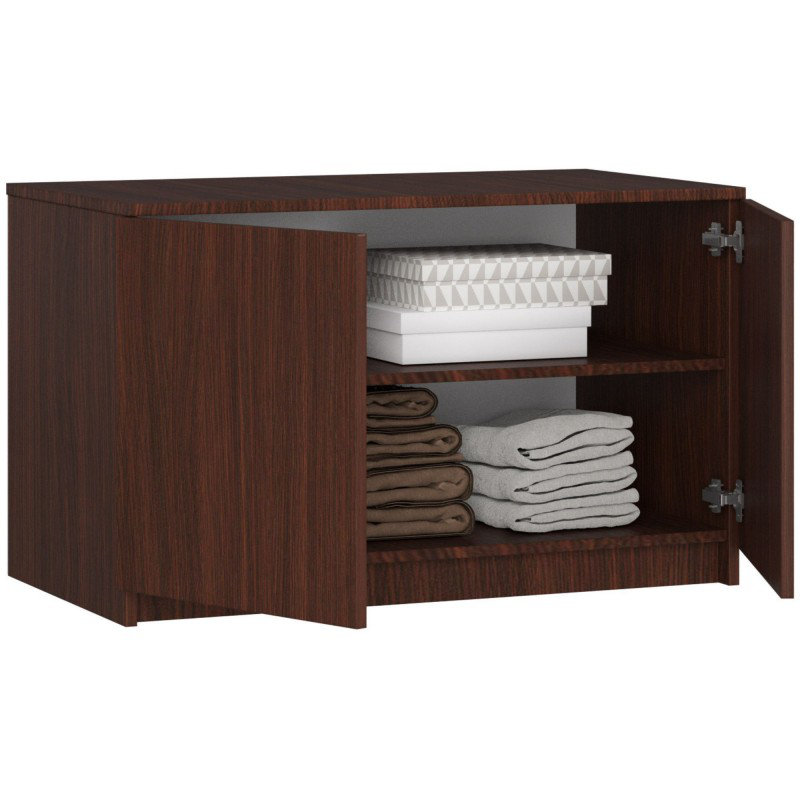 Alexiyana 2 - Door Rectangle Accent Cabinet, Walnut