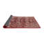 Tapis traditionnel rouge / brun-667198639