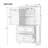 Webster 43.3'' Freestanding Bathroom Cabinet-2022580769