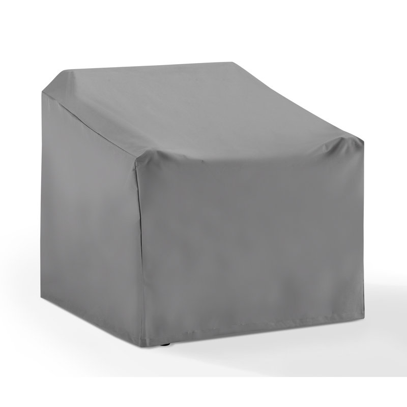 Housse de chaise de patio doublée, gris