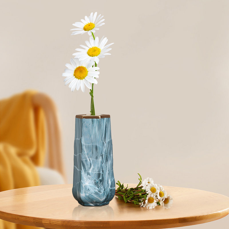 Ceramic Table Vase, 11.81" H x 5.11" W x 5.11" D