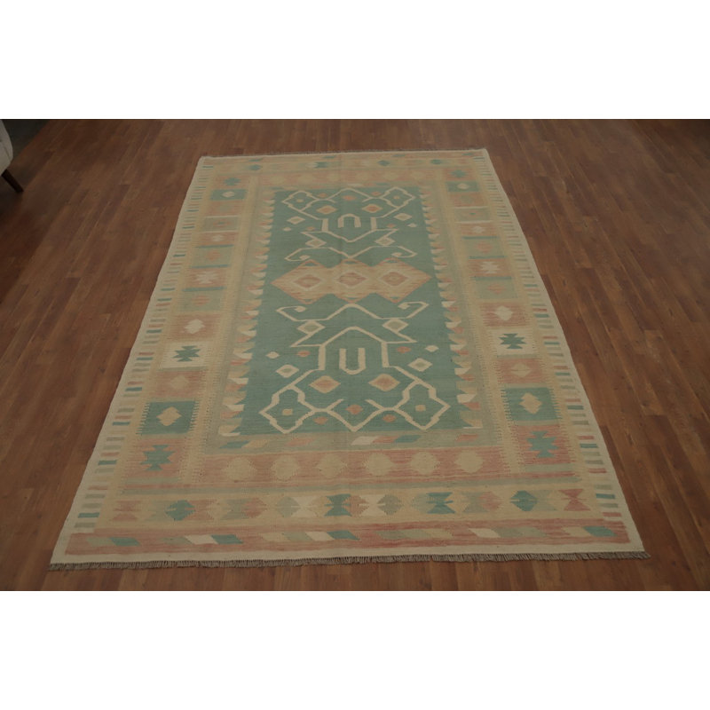 Tapis tribal en laine Kilim