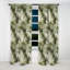 Bamboo Elegance Tropical Motif IV - Rideau à motif floral - Rideau occultant à motif floral - 1 panneau-107545889