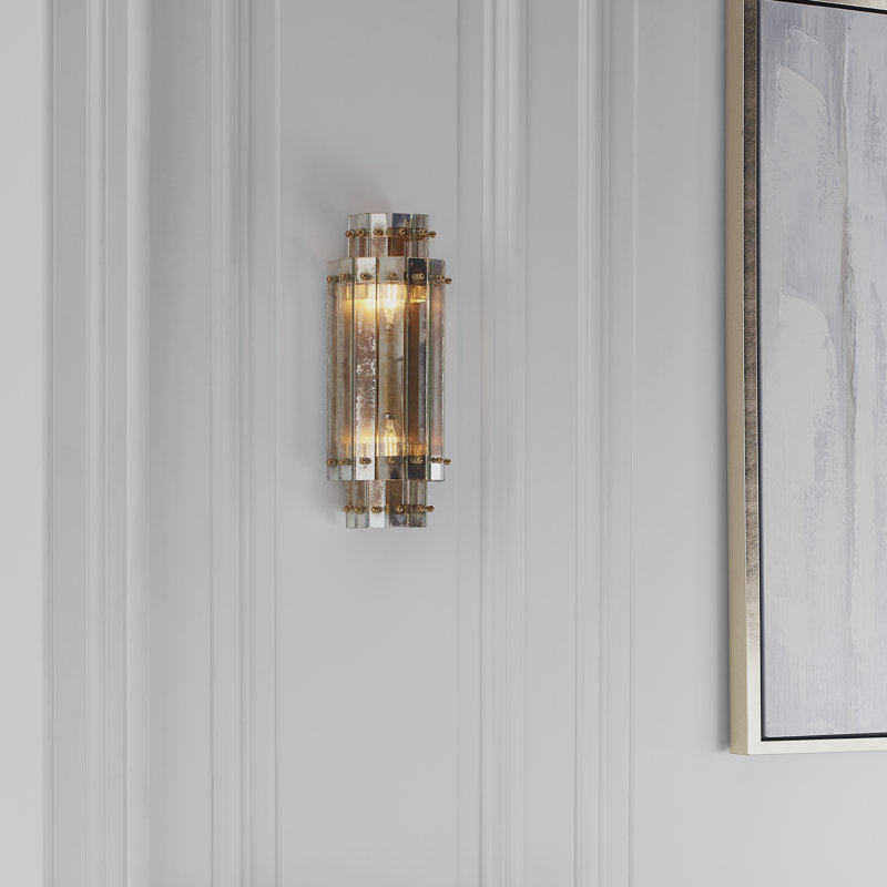 Carrier and Company Cadence Small Tiered Sconce, Polished Nickel