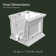 The Anastasiya Resin Window Box Planter with Water Reservoir
