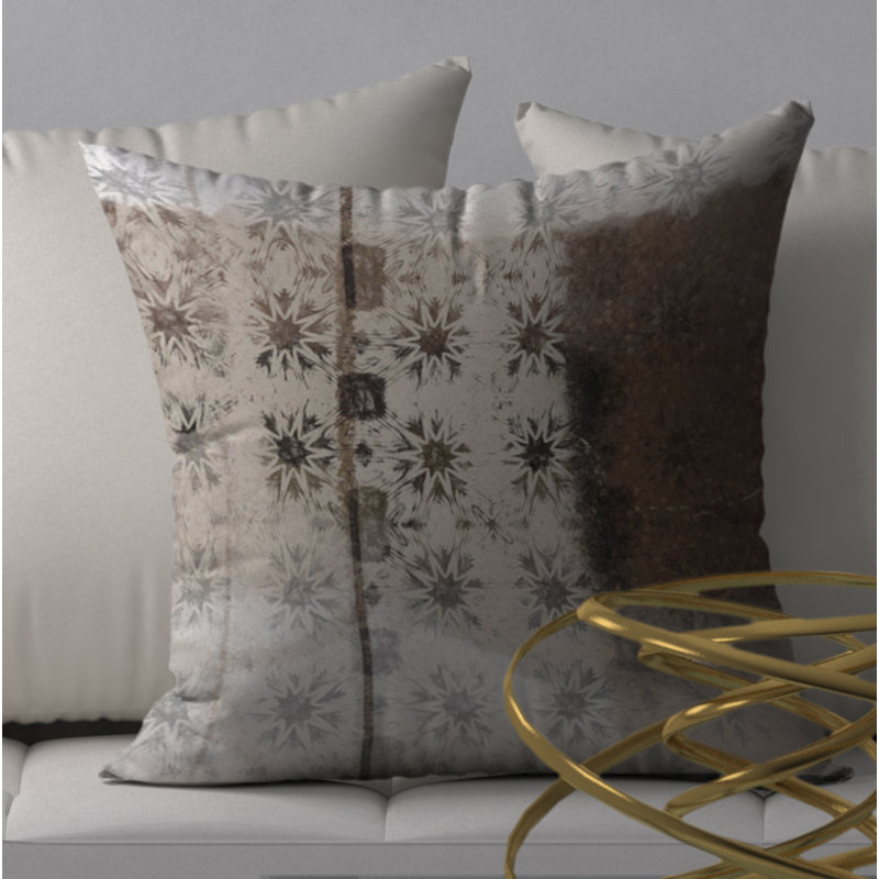 Geometric Reversible Throw Pillow, 20" x 20"