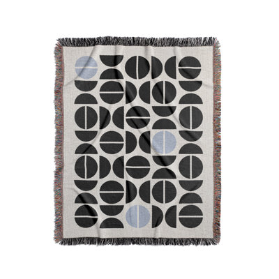 Barro Abstract Cotton Blend Blanket Throw