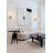 Transitional LED Round Nickel Wall Sconce-32929309