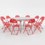 Ensemble de table de salle à manger pliable Laesha-46031219-46031218