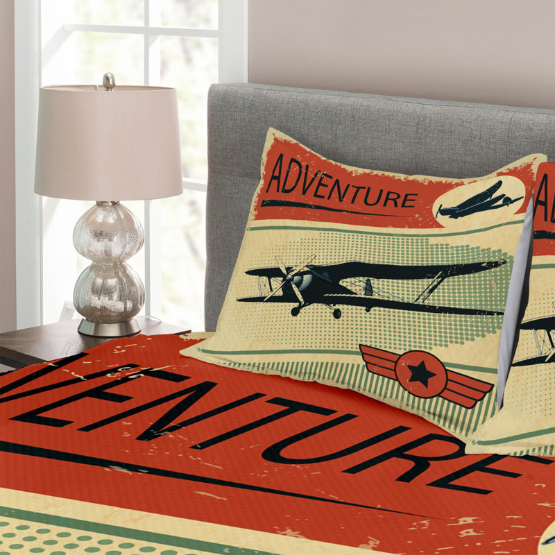 Industrial Coverlet, Queen Coverlet + 2 Shams