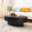 Table basse ovale
