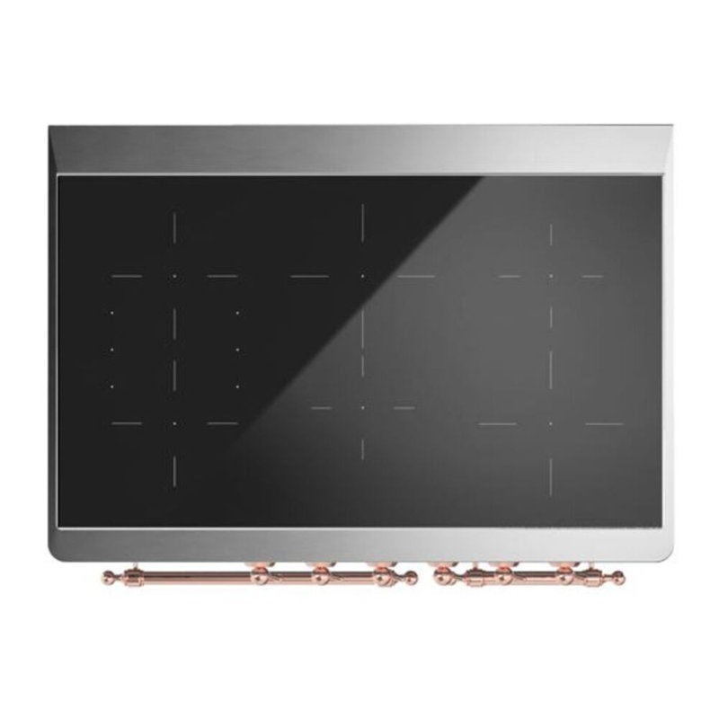 Majestic II 40" Freestanding Induction Range, Matte Graphite/Copper
