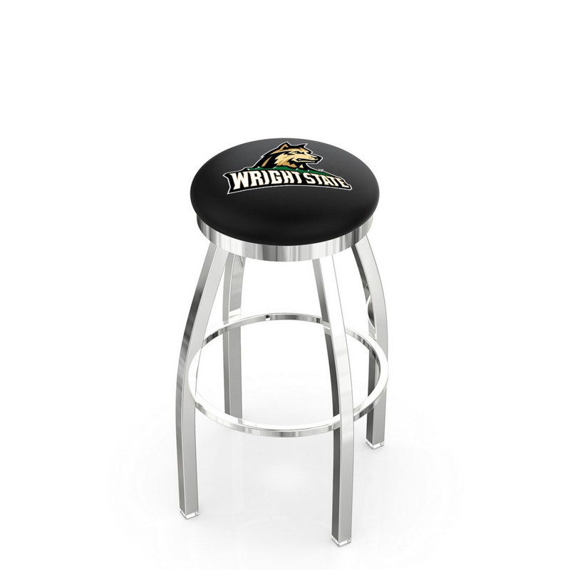 Tabouret tournant 36 "NCAA, Wright State, Chrome