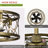 Small Low Profile Enclosed Modern Revrersible Bladeless Ceiling Fan With Lights 20'' Caged Ceiling Fan With Light For Bedroom