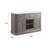 Server Zumala Marble Top & Weathered Oak Finish