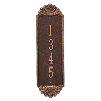 Plaque d'adresse murale personnalisée 4 lignes Hagen