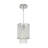 1-light 7.08"wide Classic Crystal Pendant Light For Kitchen Island