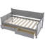 Twin Size Daybed with 2 Large Drawers-1495093757