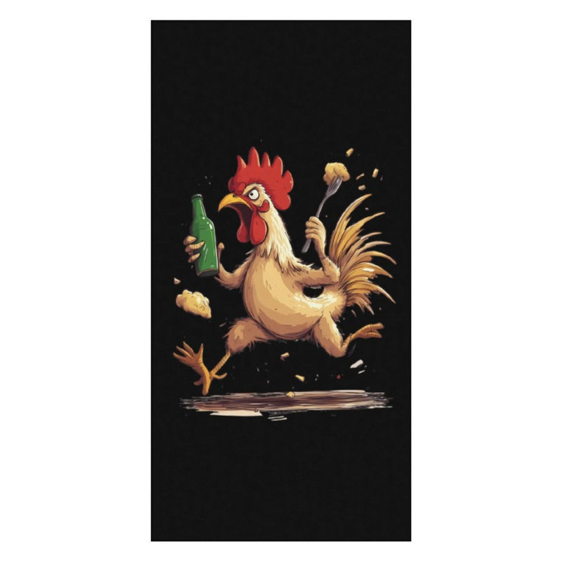 Serviettes de bain Kung Fu Cock