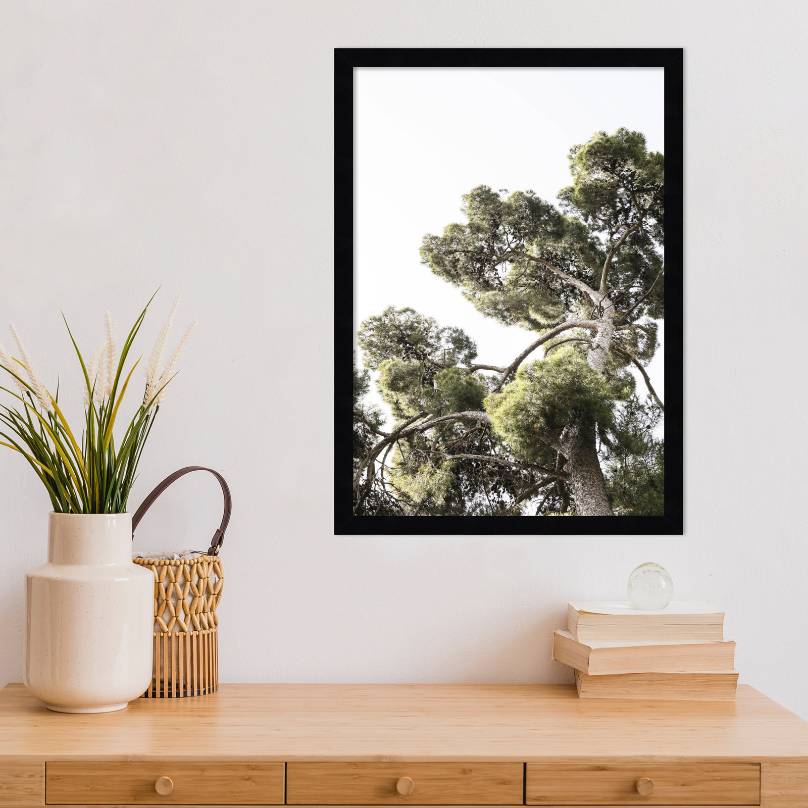 Japanese Garden 01 by Shot by Clint Wood Framed Wall Art Print, Black, 21" H x 15" W