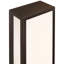Double fixation murale d'extérieur à DEL double tension - bronze-91643446-70358218