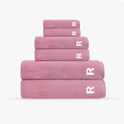 Monogrammed Cloer 6 pcs Turkish Towels Set