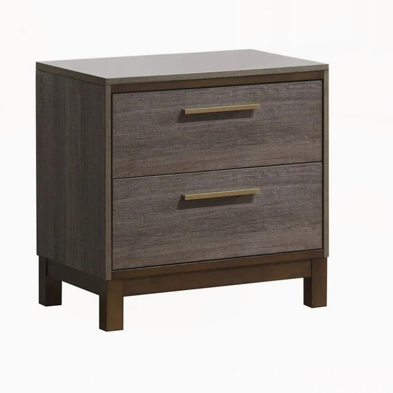 Modern Nightstand with Drawers