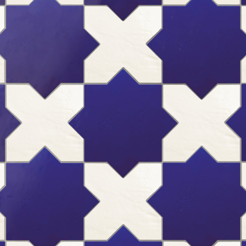 Argile Star 7 In. X 7 In. Porcelain Floor And Wall Tile