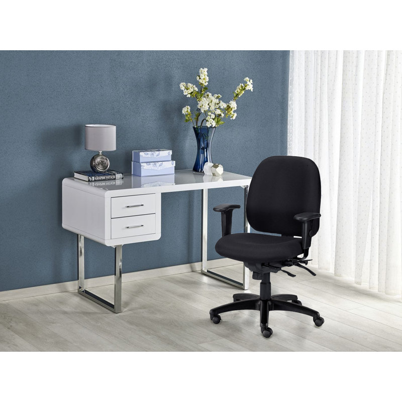 Polyester Blend Task Chair, Black