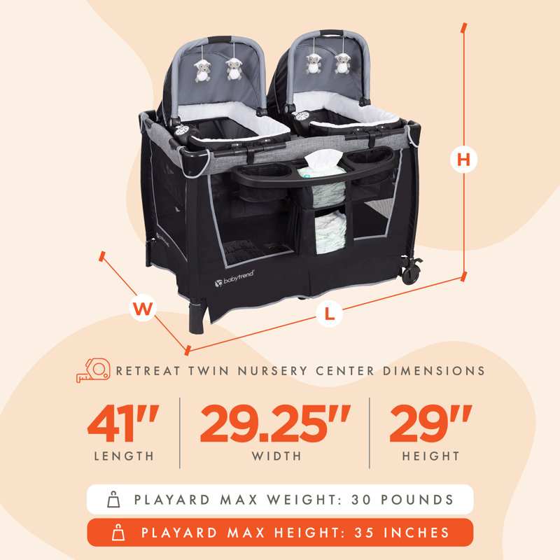 Bassinet with Mattress and Stand