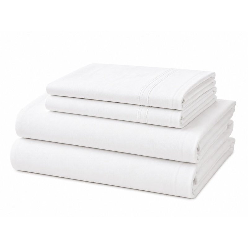 Tencel/Cotton Sheet Set - Twin - White, Twin
