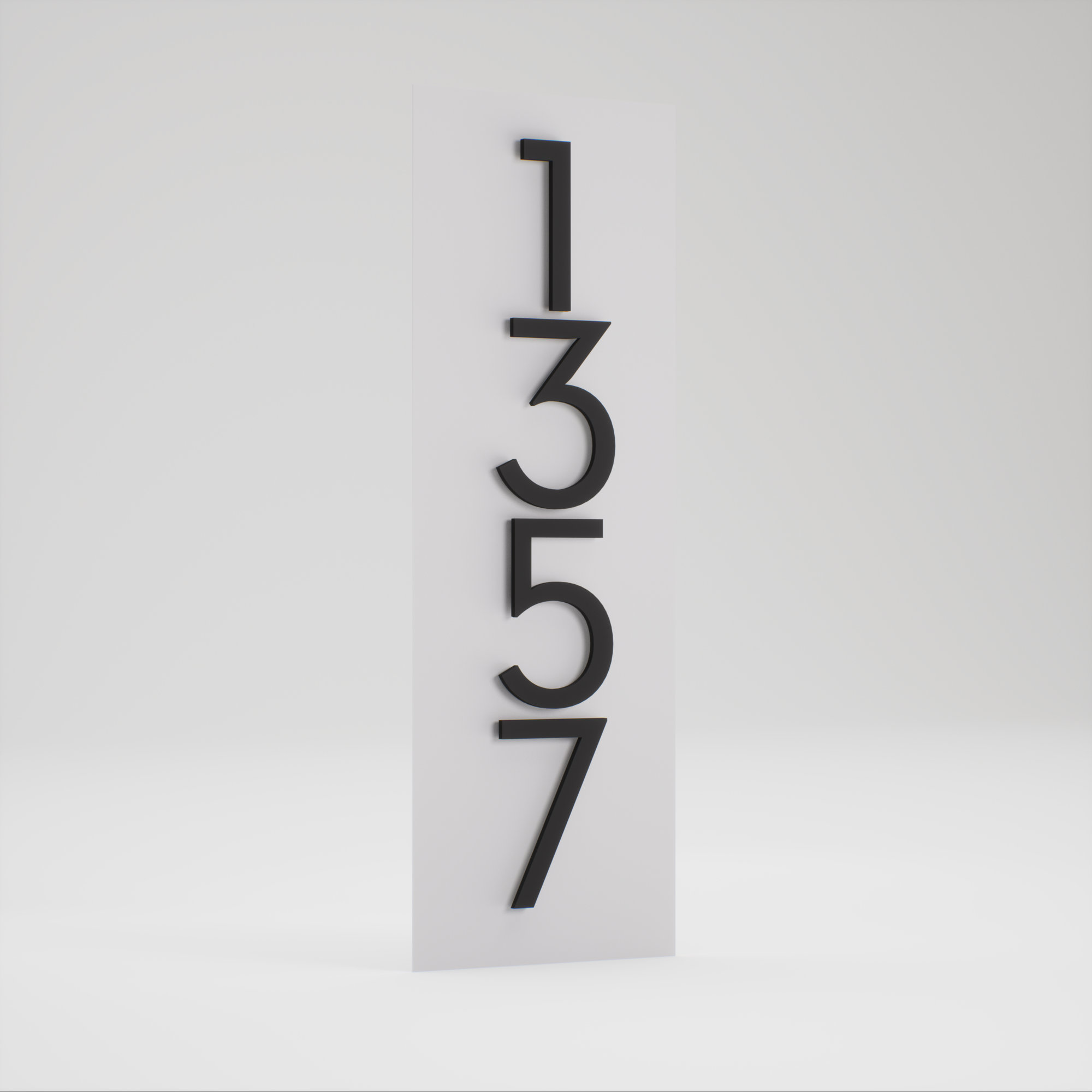 Simply Sweet Wall Address Plaque, White, Black, Yes