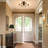 Theis 22in. 6 light Semi Flush Mount Sputnik Chandelier Modern Linear Kitchen Ceiling Mount Light-1800823243