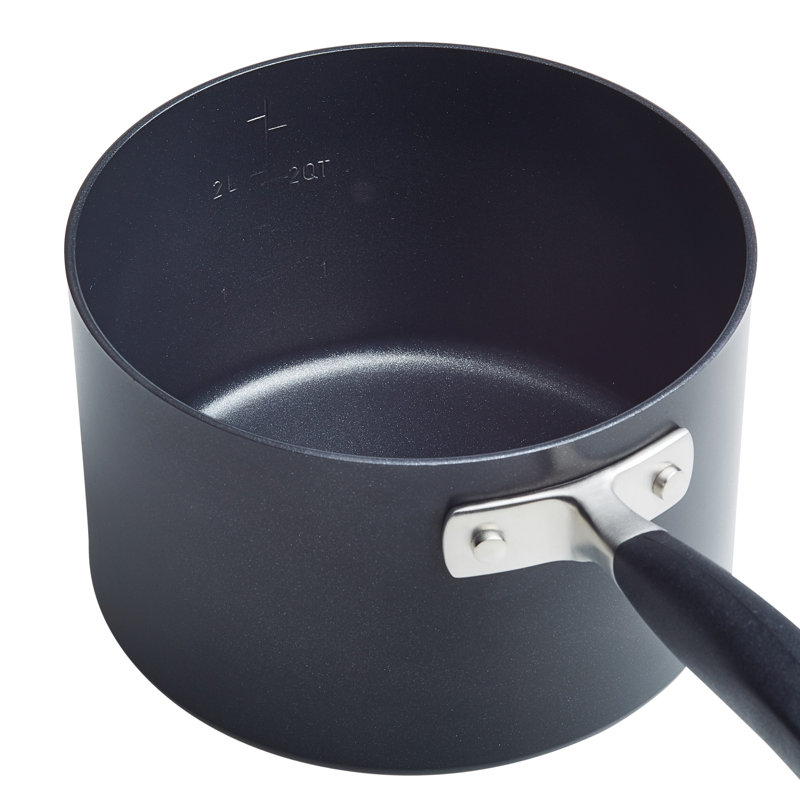 Anolon Advanced Home Hard Anodized Nonstick Cookware Set, 11 Piece, Black
