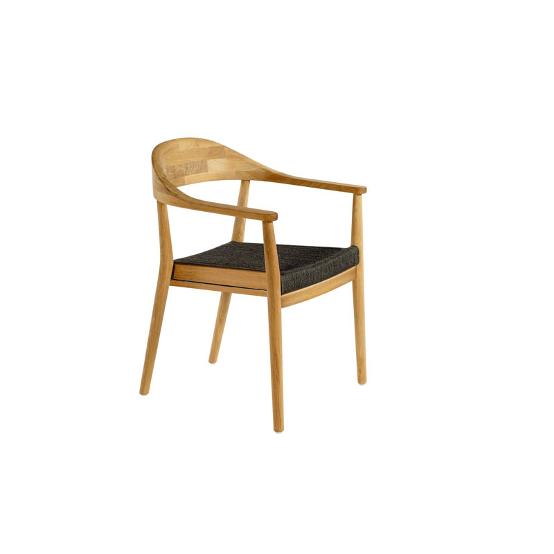 Copenhagen Outdoor Teak Dining Armchair, Includes Cushion