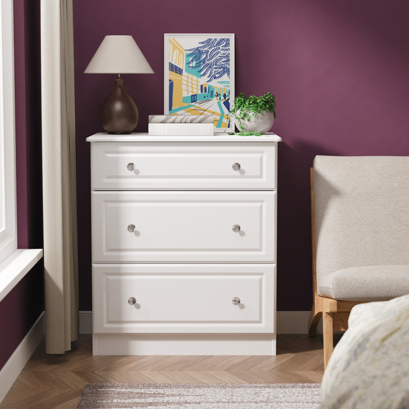 Fully Assembled Jacey 3 Drawer Chest