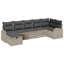 289cm Wide Patio Sofa with Cushions