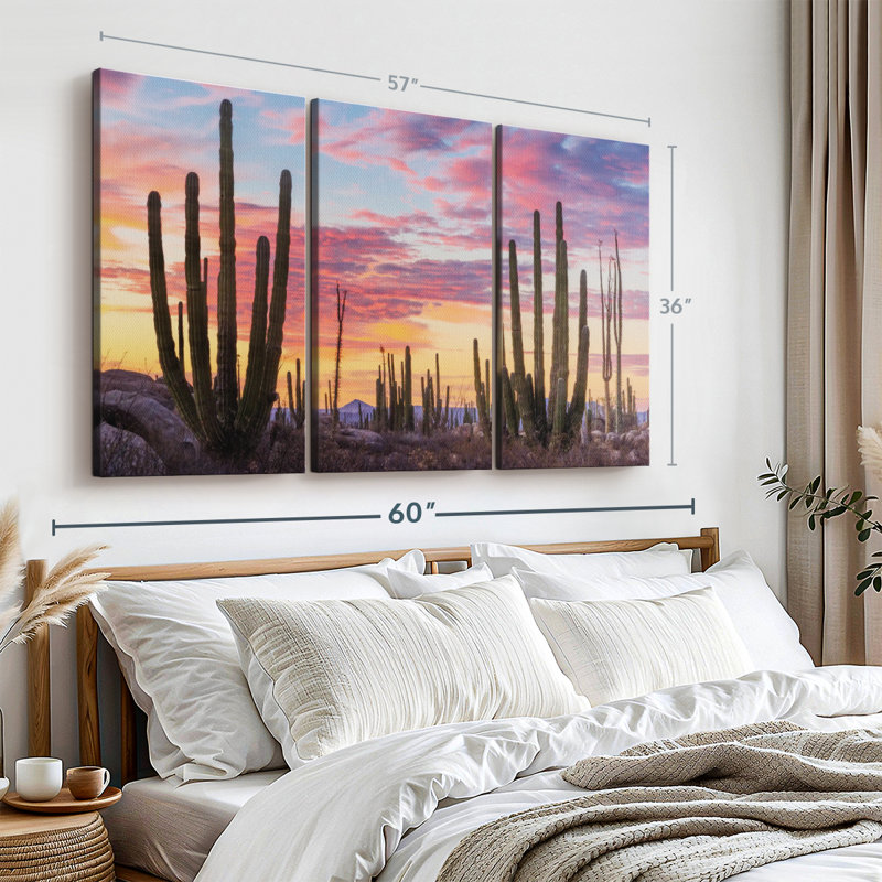 Impression sur toile Baja California Sunrise, H 36 po x l 57 po x P 1,25 po