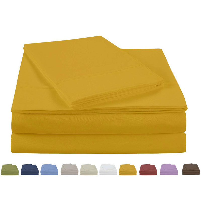 Ensemble de literie NC Home Fashions, Moutarde épicée