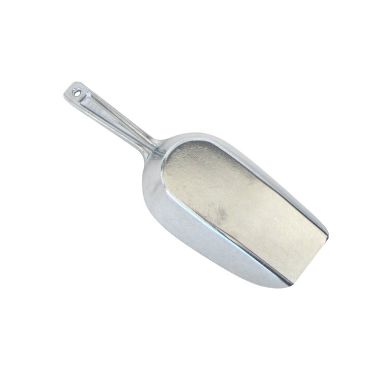 Stainless Steel Scoop, 32oz, Flat Bottom