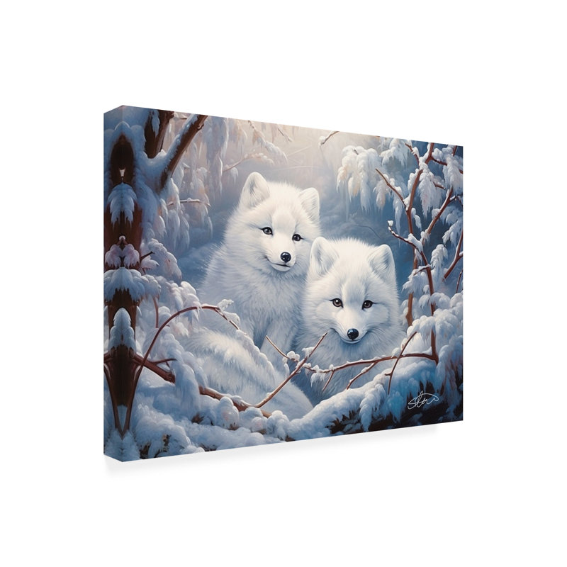 «Kynnlie Double Trouble On Canvas» par Stewart, reproduction, H 14 po x l 19 po x P 2 po