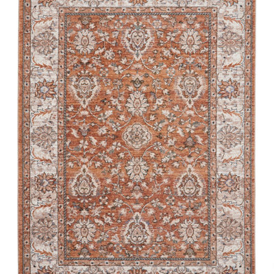 Auderghem area rug Machine Woven Terracotta
