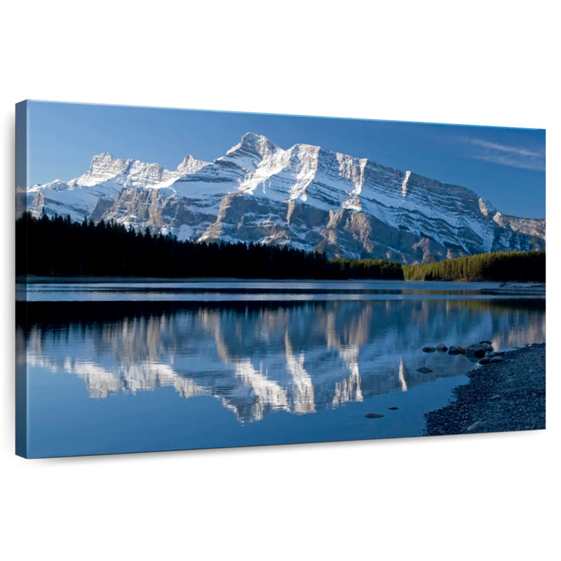Alvord Lakeside Mountain Reflection, H 24 po x l 36 po