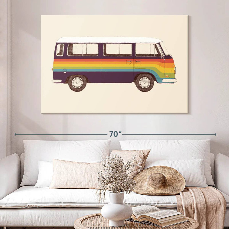 Mehar Rainbow Van, 24" H x 36" W