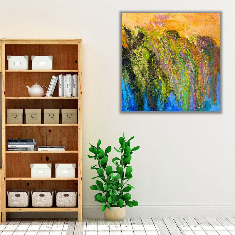 Marsh I Day Break - reproduction d'art sur toile, H 30 po x l 30 po