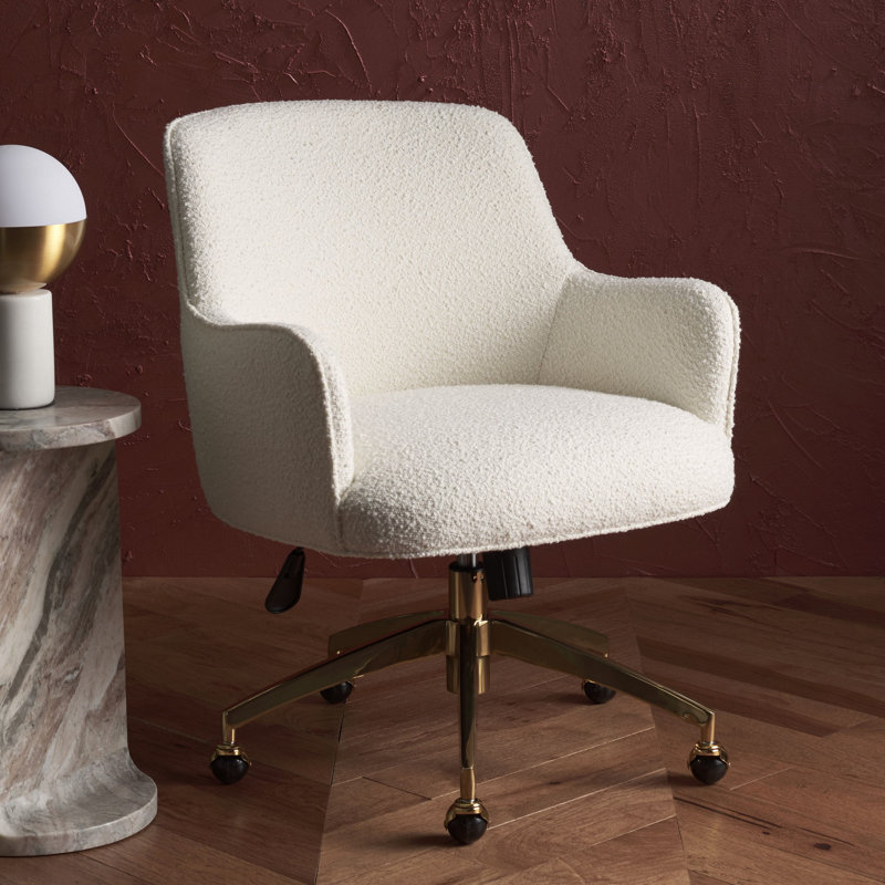 Chaise de travail Belmiro, Bouclé ivoire